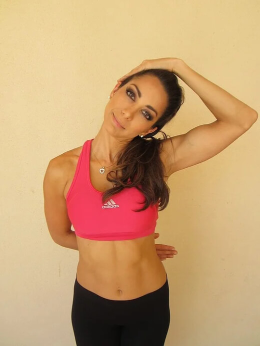 Upper trapezius stretch. Sydney Sports and Exercise Physiology