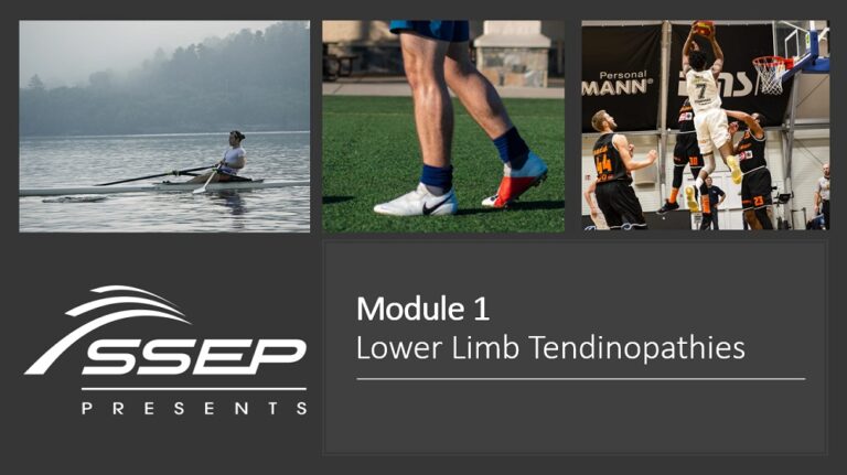 Lower Limb Musculoskeletal Rehabilitation: Module 1 Tendinopathies